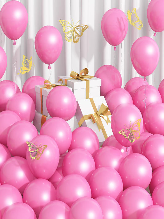 LATEX BALLOONS- PINK SHADES