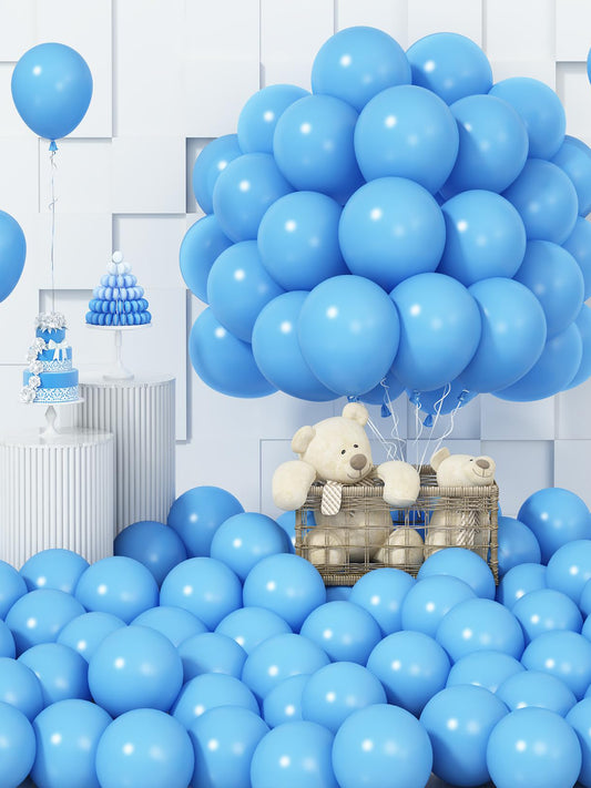 LATEX BALLOONS- BLUE SHADES