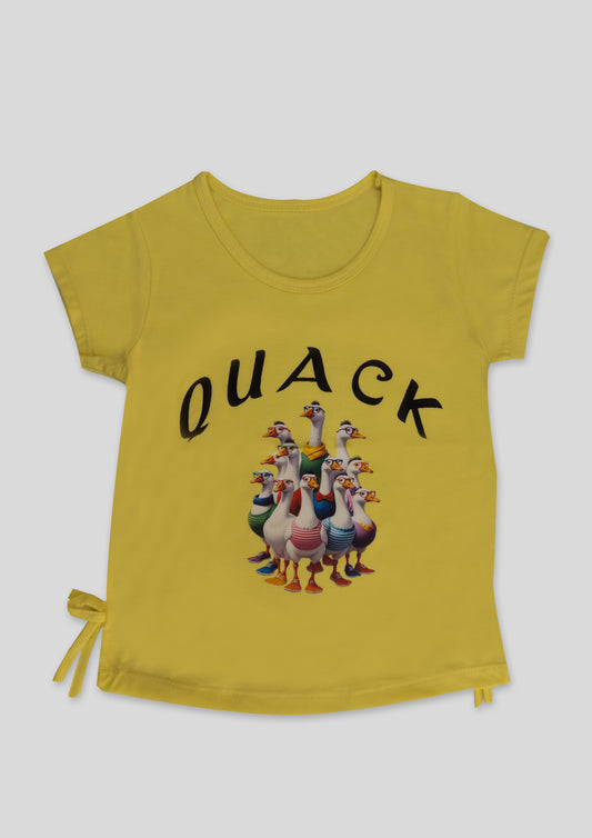Quack Printed Short Sleeves T-shirt