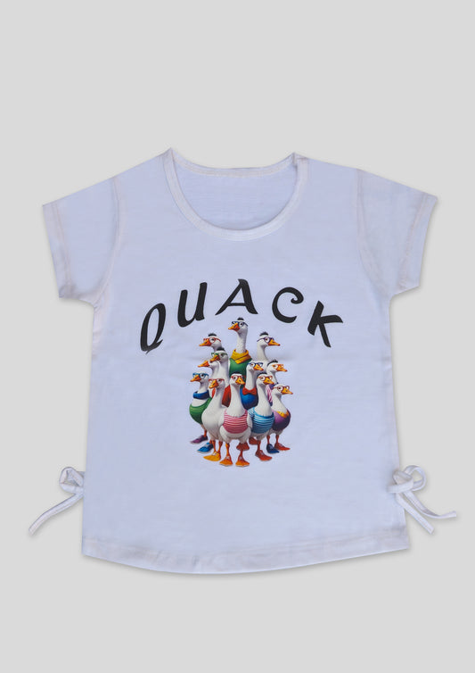 Quack Printed Short Sleeves T-shirt