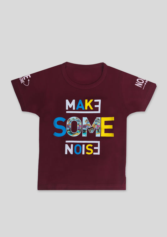 Short sleeves casual printed T-shirt