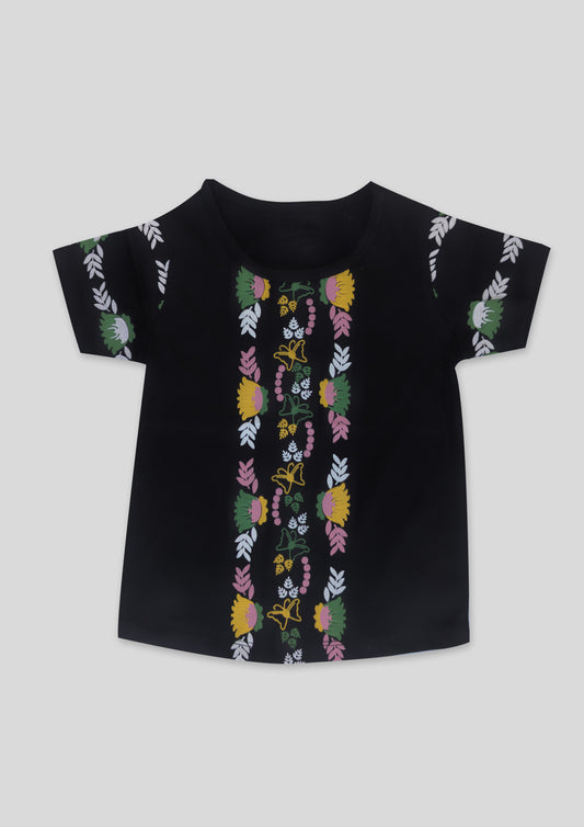 Floral Printed Short Sleeves T-shirt