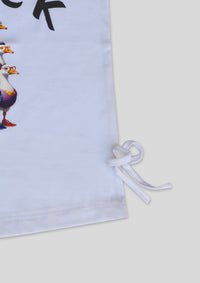 Quack Printed Short Sleeves T-shirt