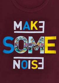 Short sleeves casual printed T-shirt