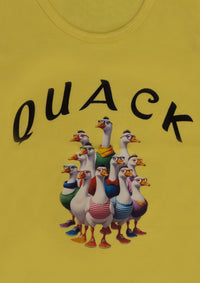 Quack Printed Short Sleeves T-shirt