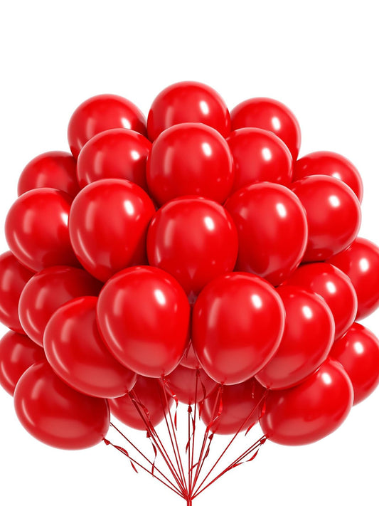 LATEX BALLOONS- RED SHADES