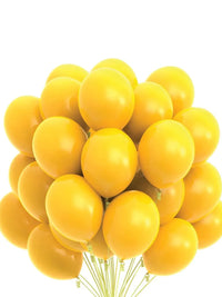 LATEX BALLOONS- YELLOW SHADES