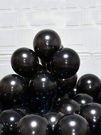 LATEX BALLOONS- BLACK