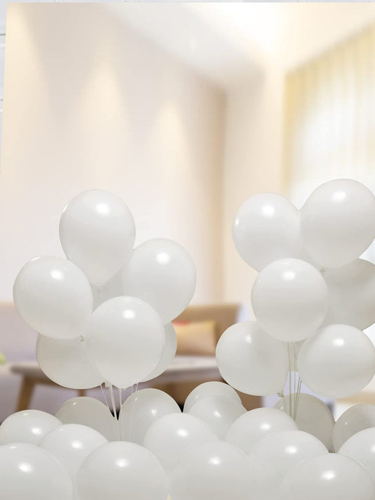 LATEX BALLOONS- WHITE